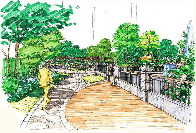 Win the landscape design of Lanshiyuan Xitang project